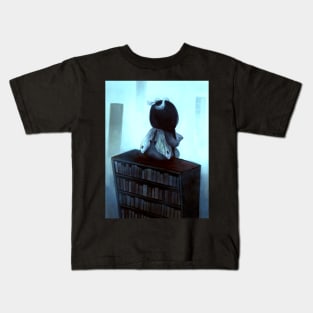 Moth-bitten Library Kids T-Shirt